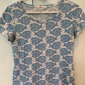 Vineyard Vines Blue Fish Short Sleeve